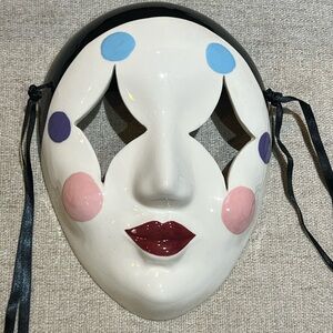 Vintage 1983 Ceramic New Orleans Mardi Gras Mask